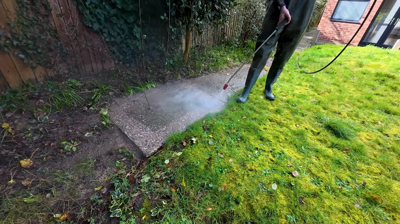 Dirty exterior surfaces cleaning